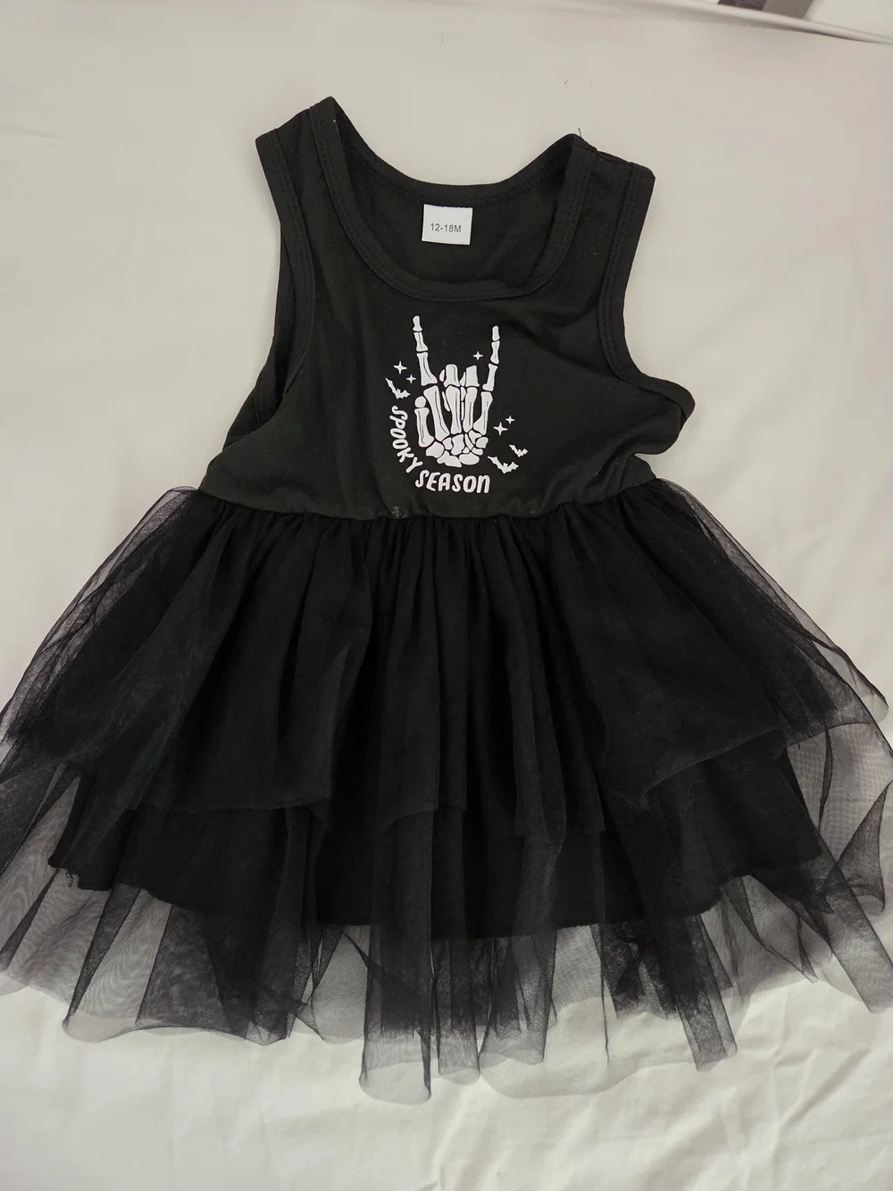 Black Spook Season Tutu Dress - Kids Costume
